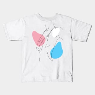 trans woman  illustration Kids T-Shirt